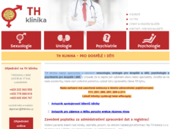 Internetové stránky TH kliniky