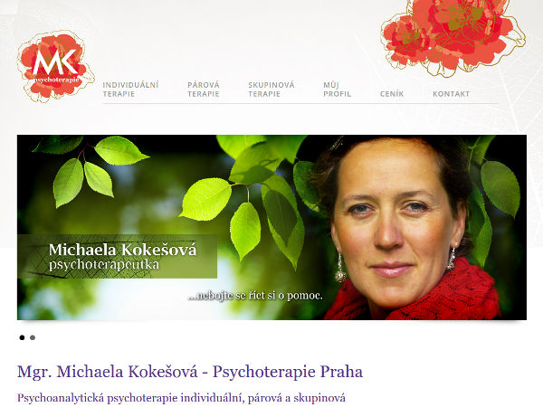 Reference: Psychoterapeut Mgr. Michaela Kokešová
